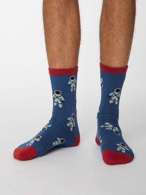 Sustainable and Ethical Galassia Bamboo Space Socks by Thought. Mens