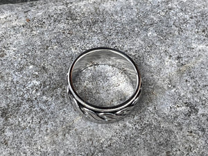 Sterling Silver Celtic Spinner Meditation Ring