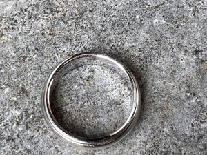 Sterling Silver Spinner Meditation ring