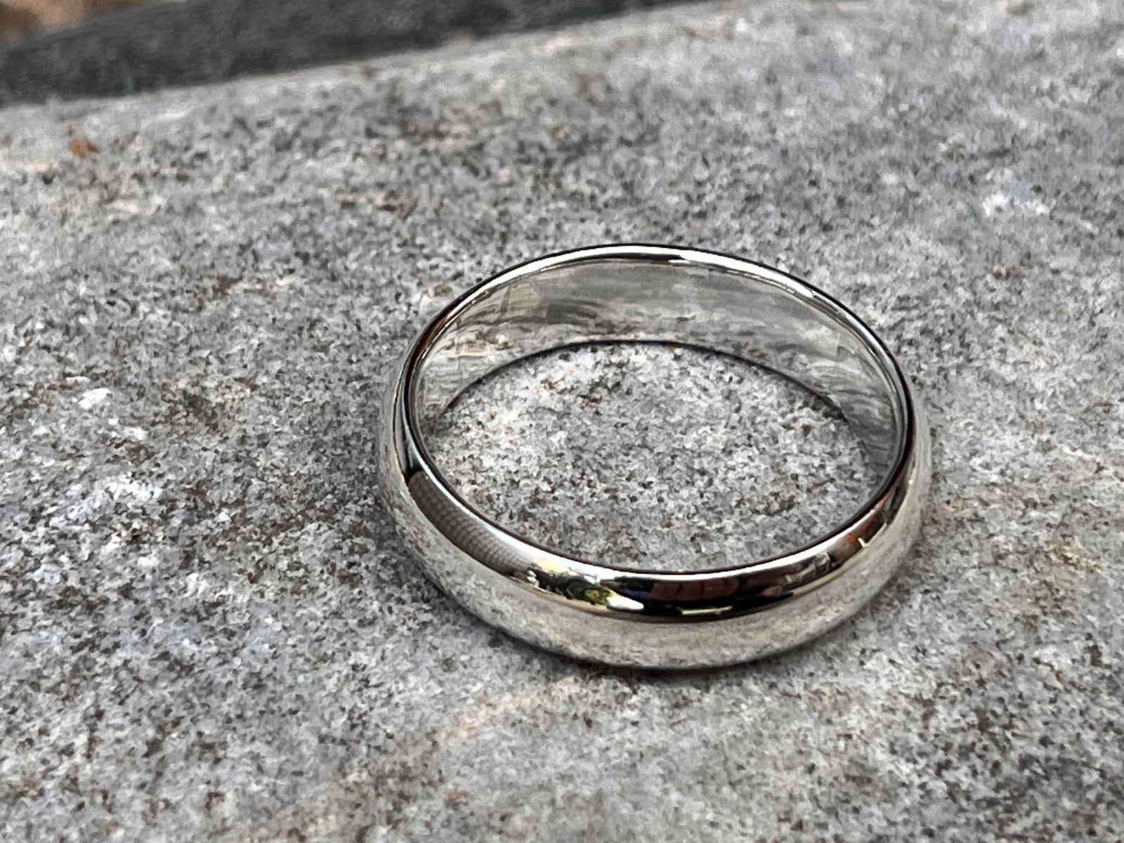 Plain Chunky Sterling Silver Ring