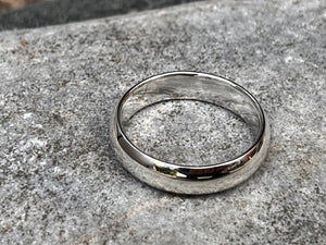 Plain Chunky Sterling Silver Ring