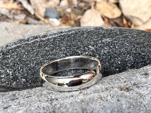Plain Chunky Sterling Silver Ring