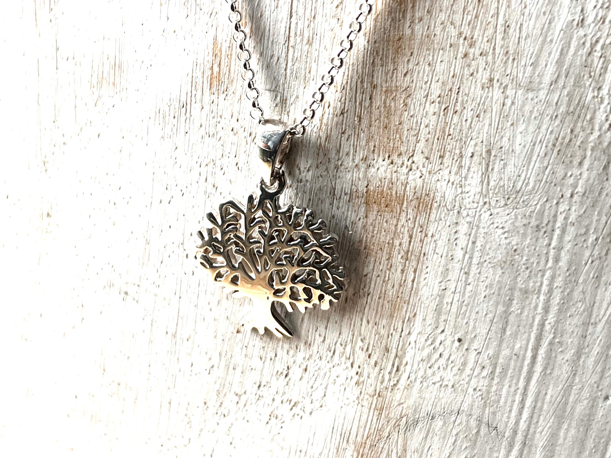 Sterling Silver Tree of Life Pendant Necklace