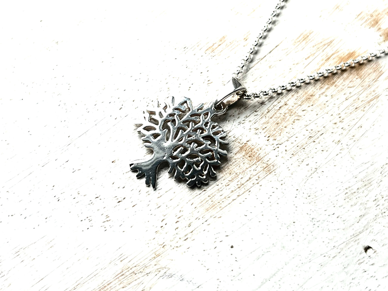 Sterling Silver Tree of Life Pendant Necklace