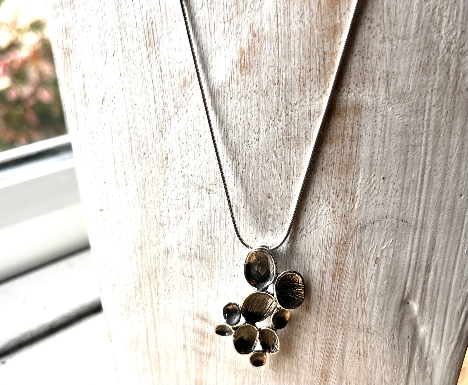 Sterling Silver Metta Pendant Necklace