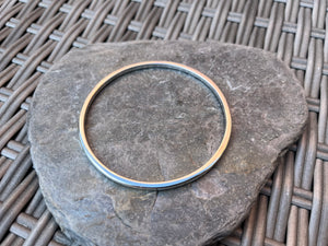 Plain Sterling Silver Bangle 3mm