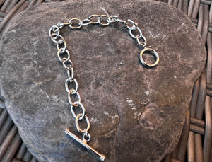 Sterling Silver Belcher Link Bracelet