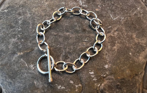 Sterling Silver Belcher Link Bracelet