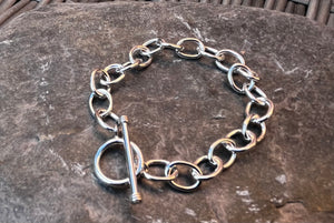 Sterling Silver Belcher Link Bracelet