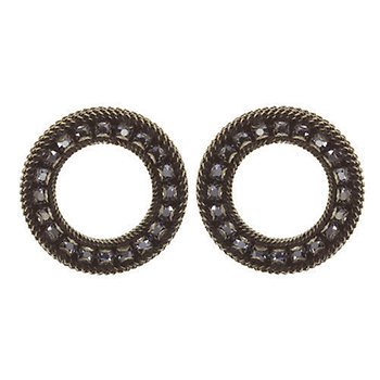Konplott Rock N Glam Stud Earrings Grey