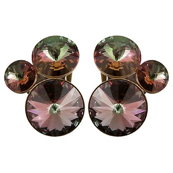 Konplott Rivoli Stud Earrings Colorado Topaz