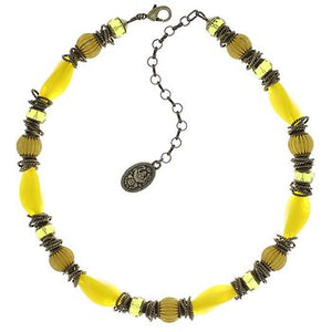 Yellow Tropical Candy Necklace