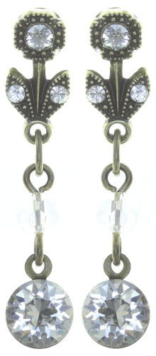 Konplott Daily Desires Earrings Dangling studs, Swarovski Crystal