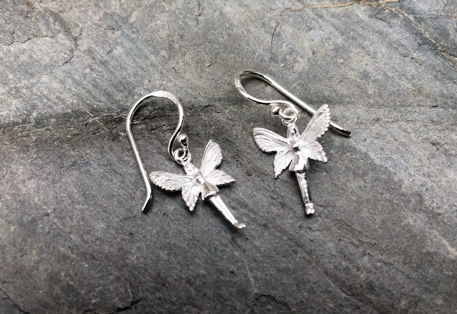 Sterling Silver Angel Earrings