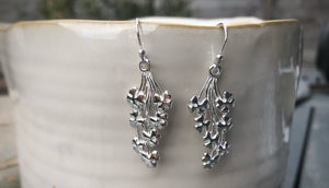 Sterling Silver Chunky Flower Earrings