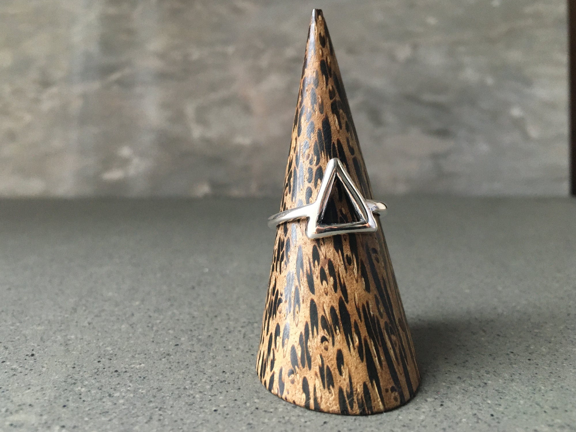Triangle Sterling Silver Ring