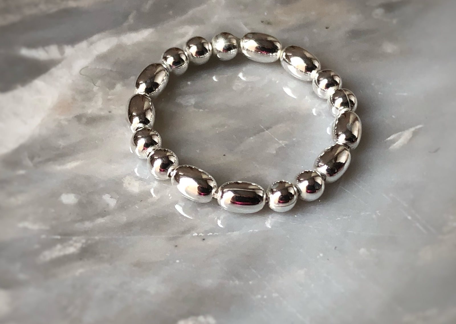 Sterling Silver Bobble Ring Tiger Lily London