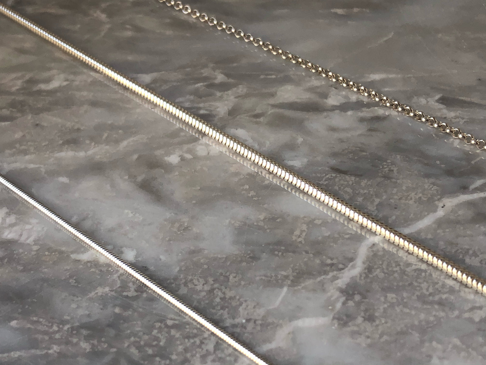 Sterling Silver Snake Fine Chain Tiger Lily London