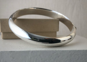 Sterling Silver Opening Bangle Tiger Lily London