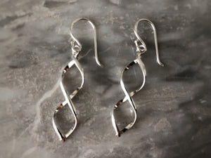 Sterling Silver Helix Earrings Tiger Lily London