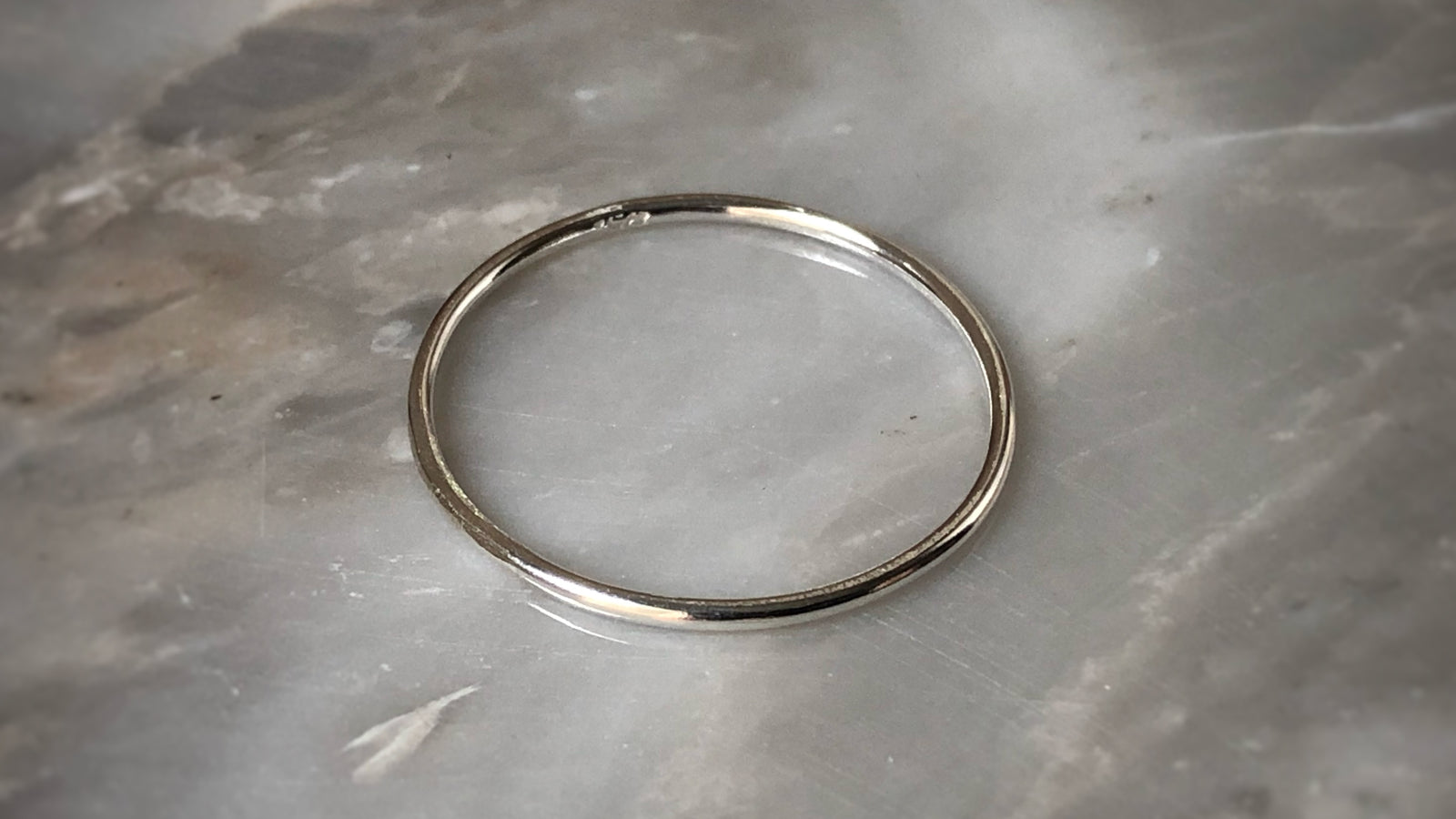 Fine Sterling Silver Band Ring Tiger Lily London