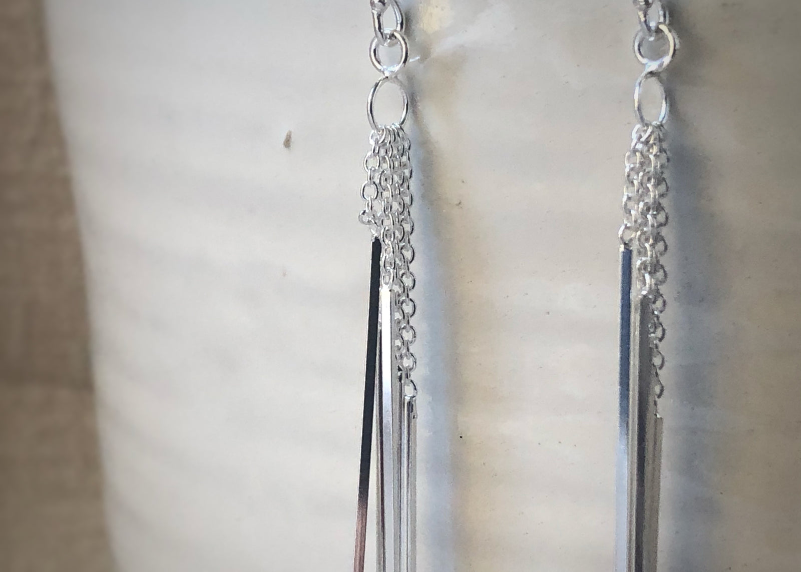 Sterling Silver Chandelier Large Earrings Tiger Lily London