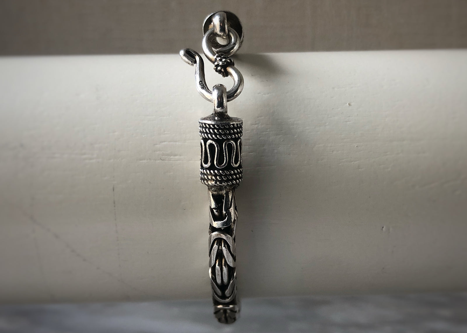 Sterling Silver Bali Style Bracelet Tiger Lily London