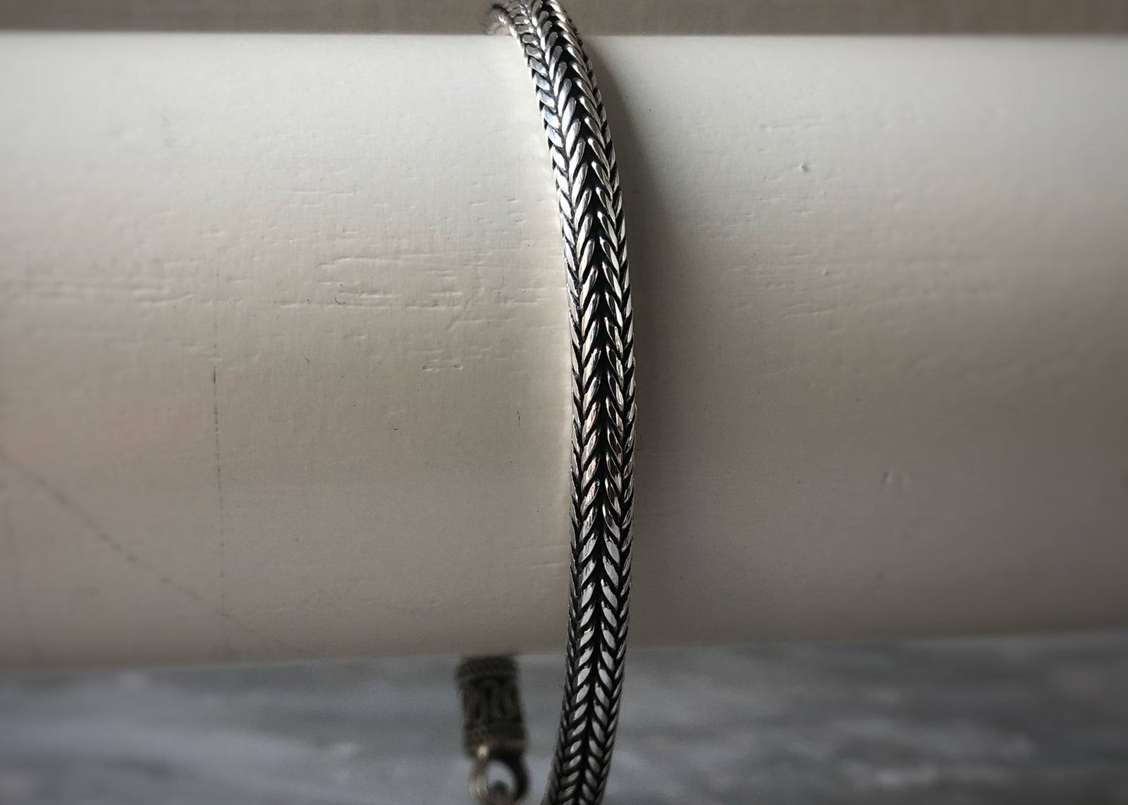 Sterling Silver Rope Unisex Snake Bracelet Tiger Lily London