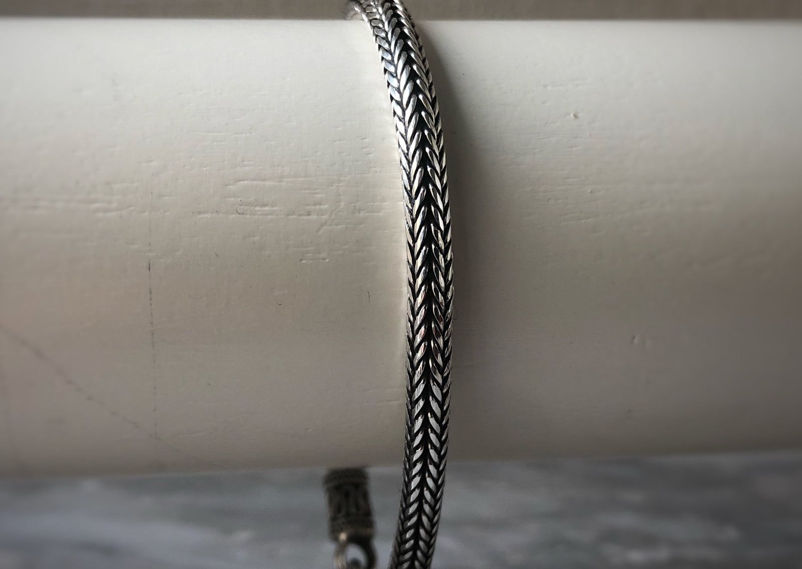 Sterling Silver Unisex Snake Bracelet Tiger Lily London