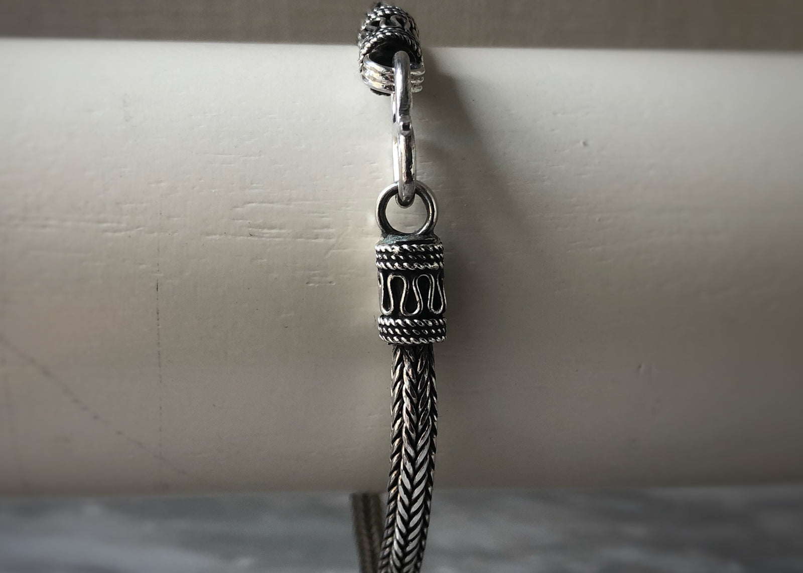 Sterling Silver Rope Unisex Snake Bracelet Tiger Lily London