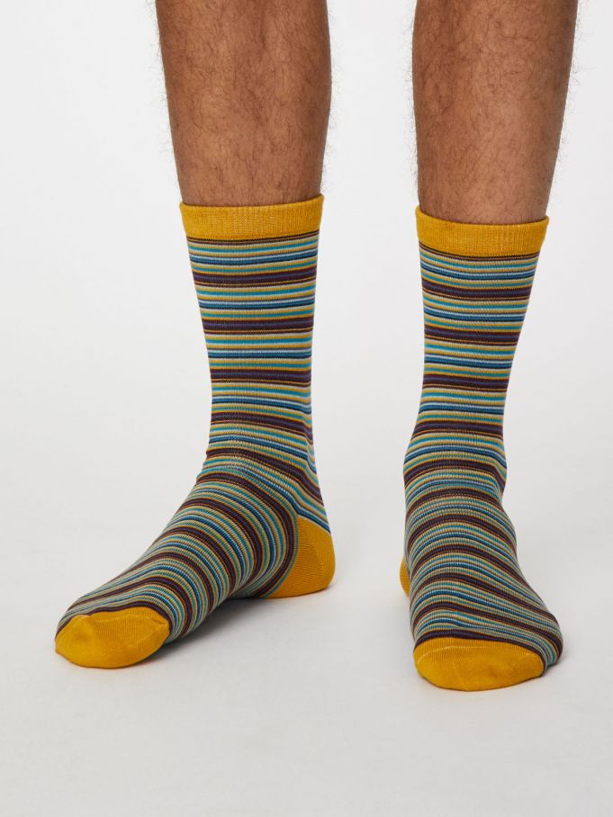 Sustainable and Ethical Michele Bamboo Socks by Thought. Mens