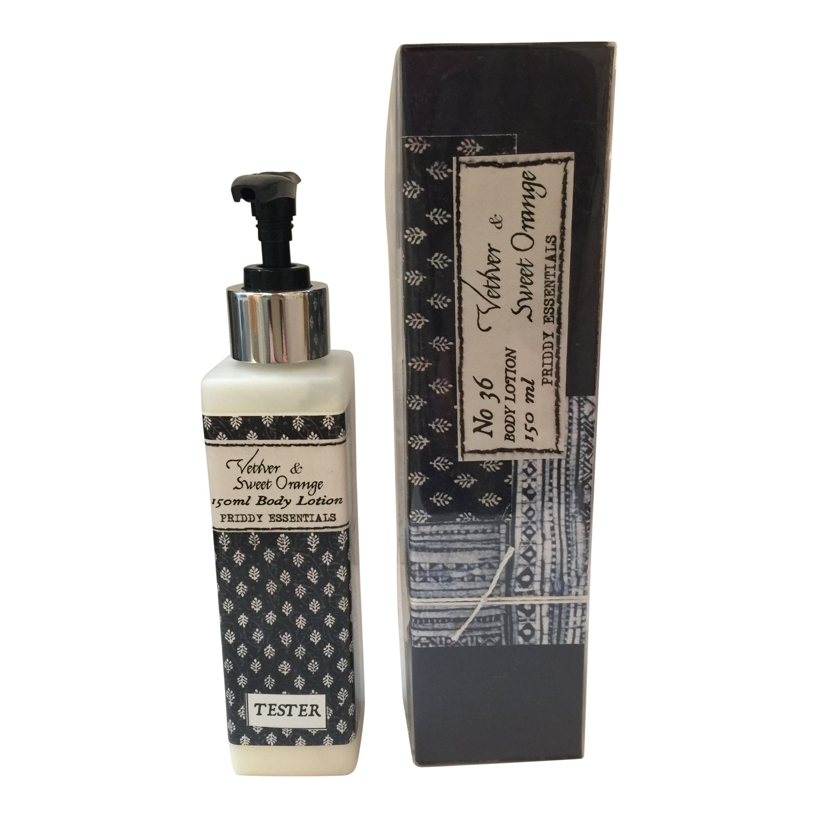 Vertiver and Sweet Orange Hand and Body Lotion 150ml